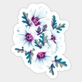 New Zealand Hibiscus - Dark Sticker